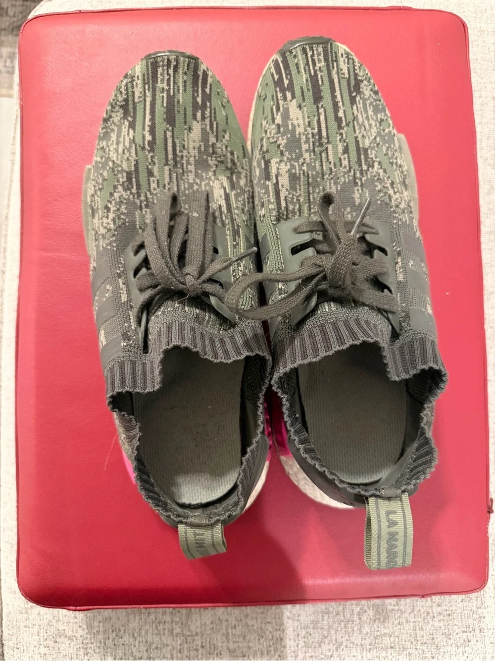 👟 adidas NMD R1 Primeknit Camo Sneakers — Men’s Size 13
